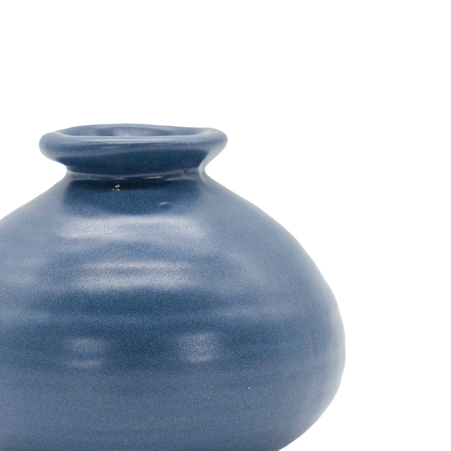 Mattie Ceramic Bud Vase Blue