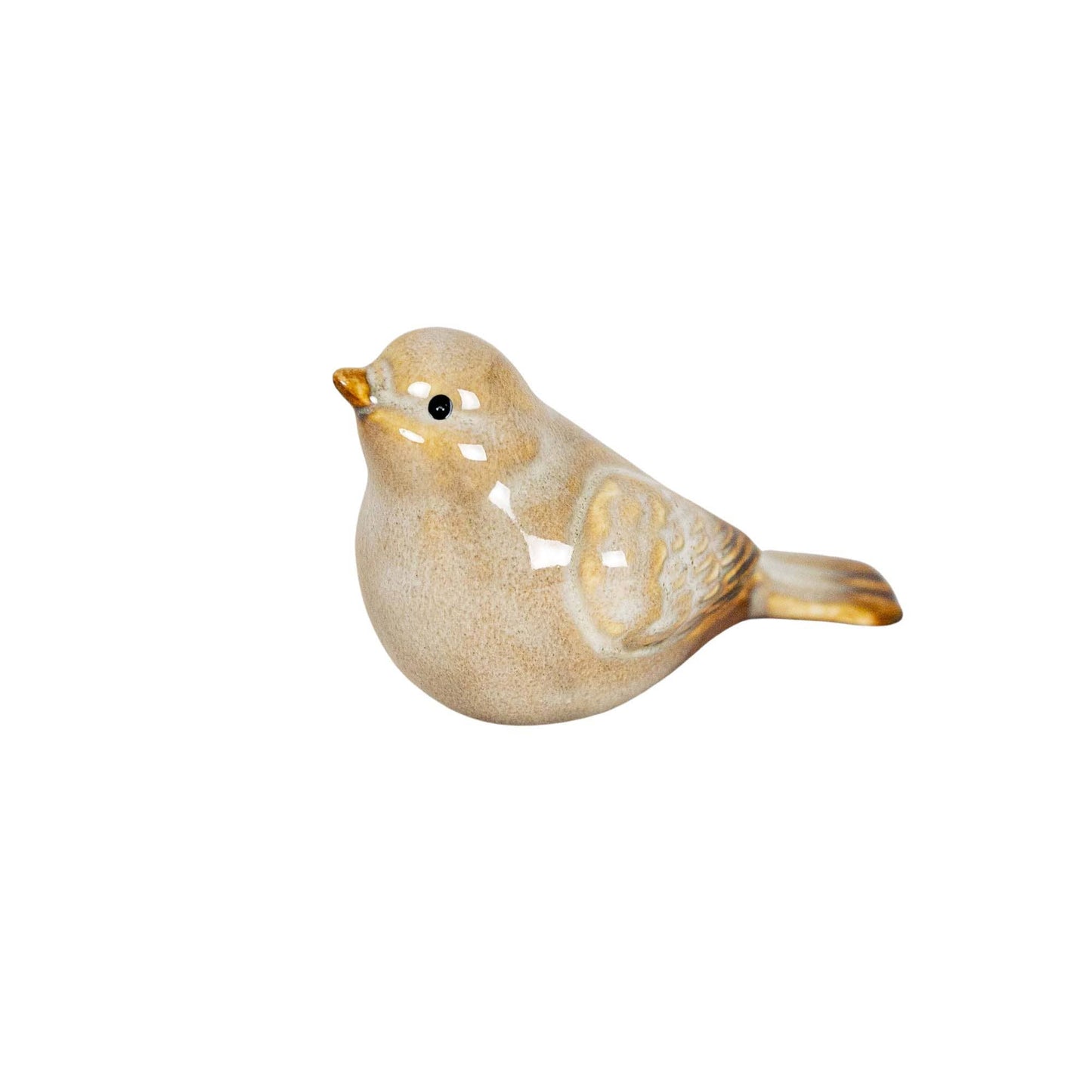 Nalin Set 4 Garden Ceramic Bird Accents White
