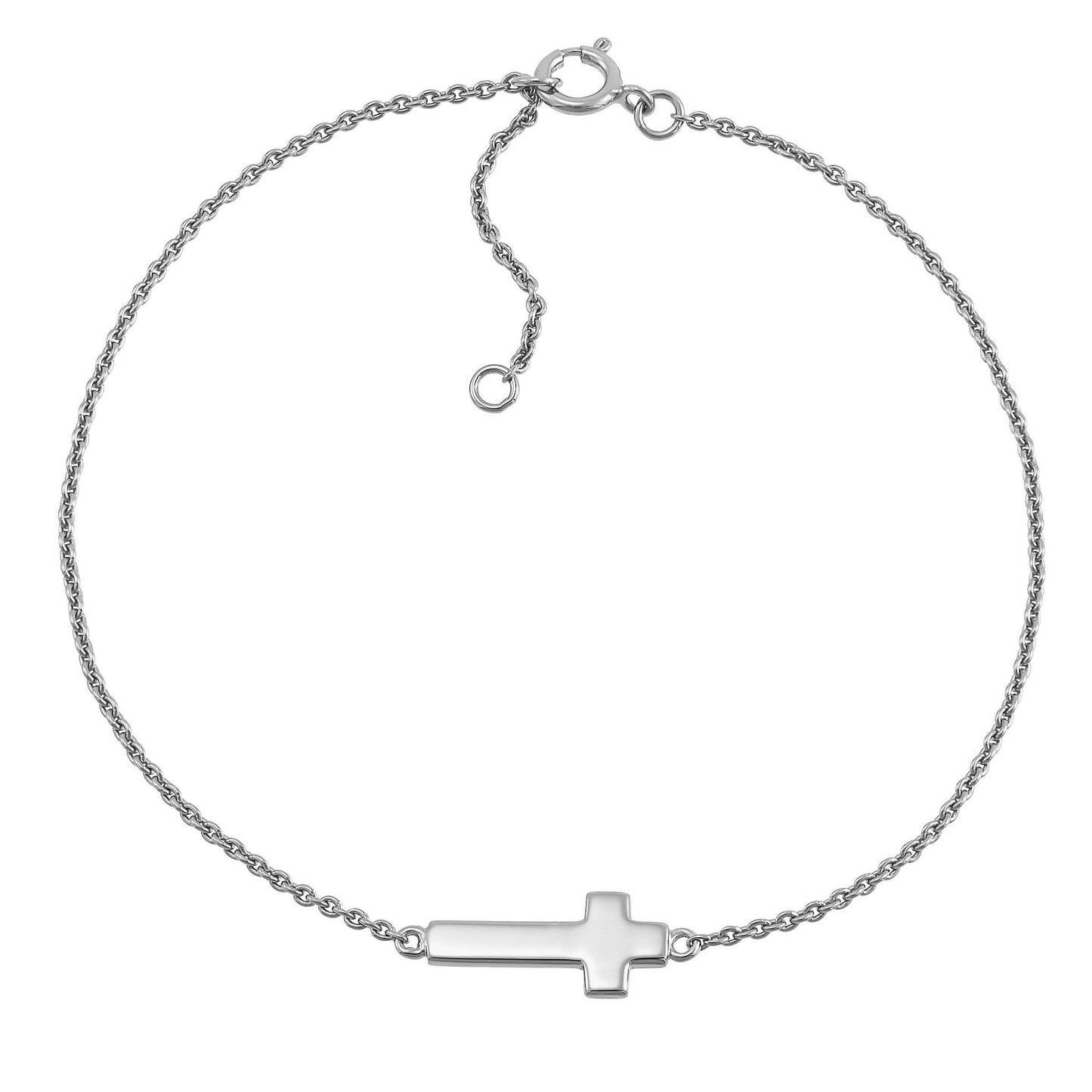 Silpada 'Simplex Cross' Bracelet in Sterling Silver