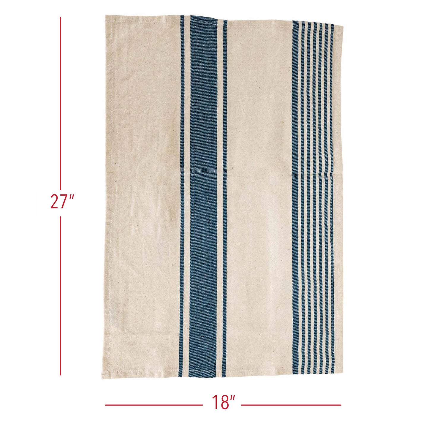 Colin Set 4 Striped Kitchen Towels Cotton