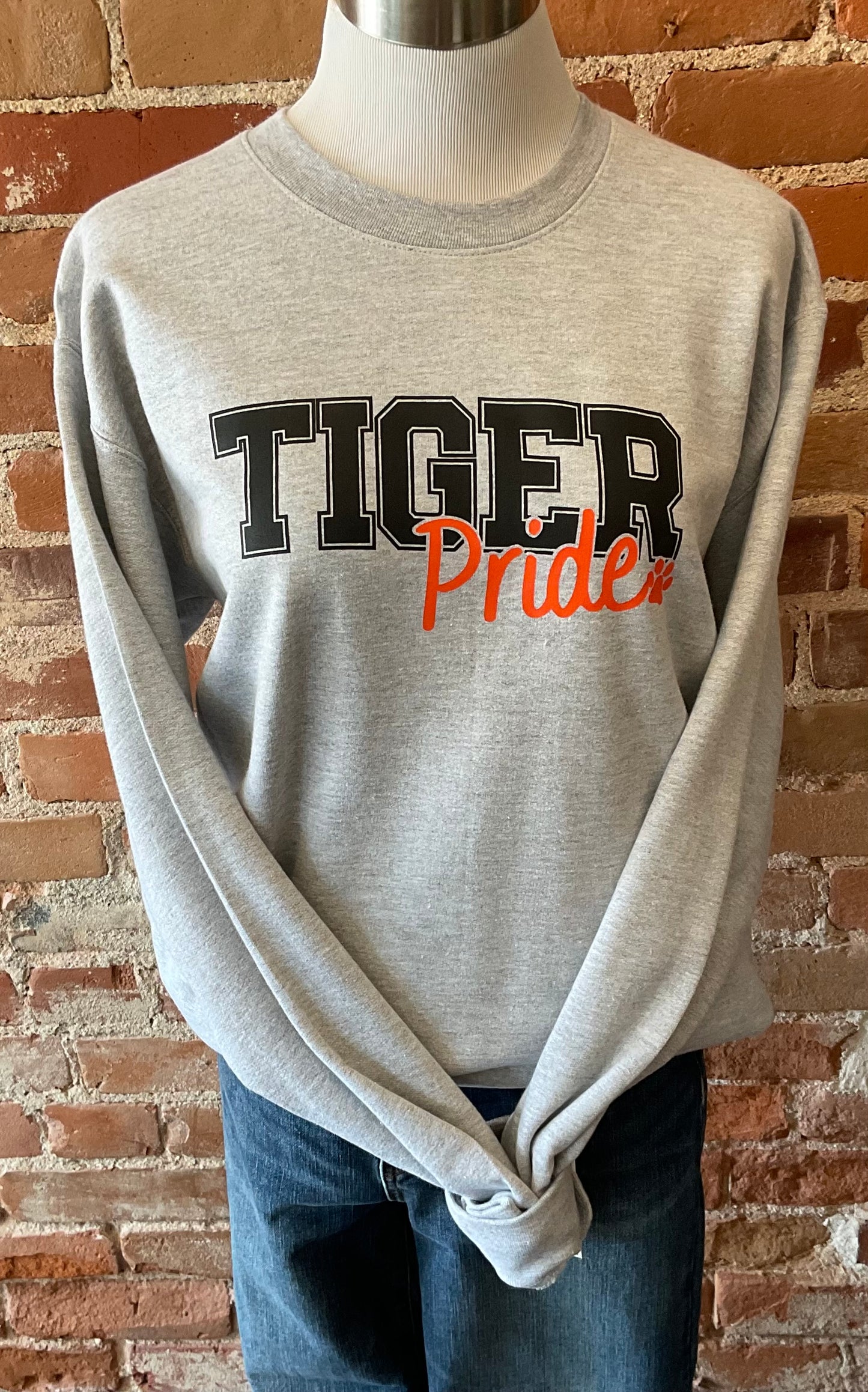 Tiger Pride Adult Crewneck Sweatshirt