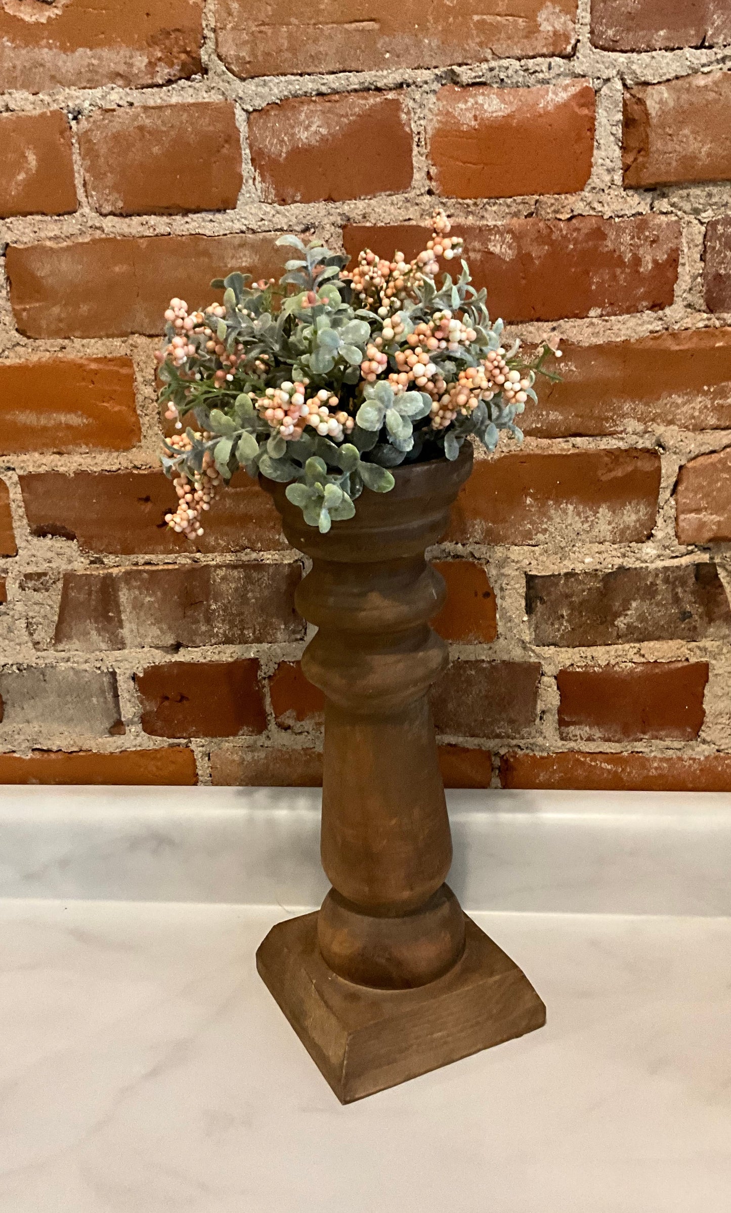 Wooden Candle Holder