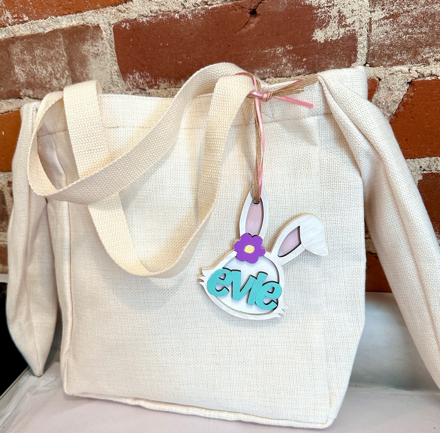 Personalized Bunny Name Tag