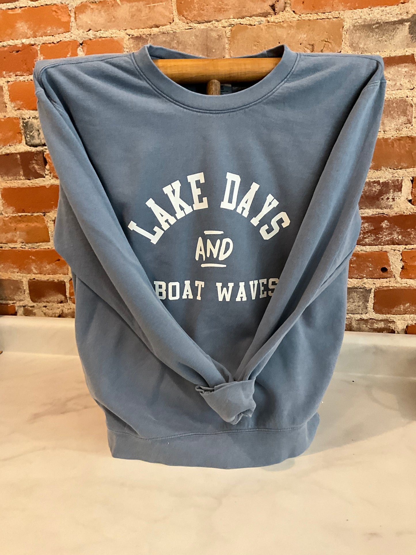 Lake Days and Boat Waves Sweatshirt
