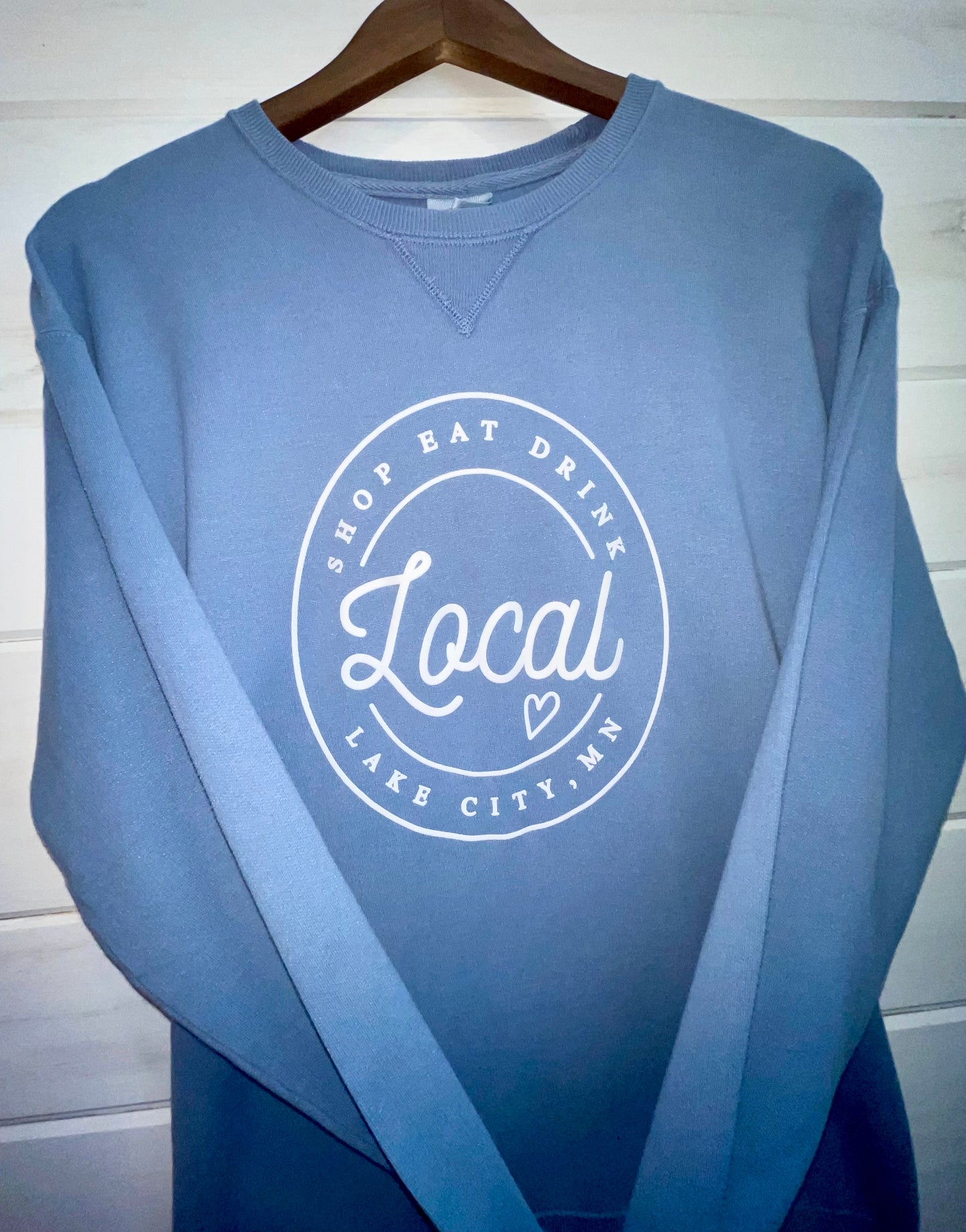 Shop Local Adult Crewneck Sweatshirt
