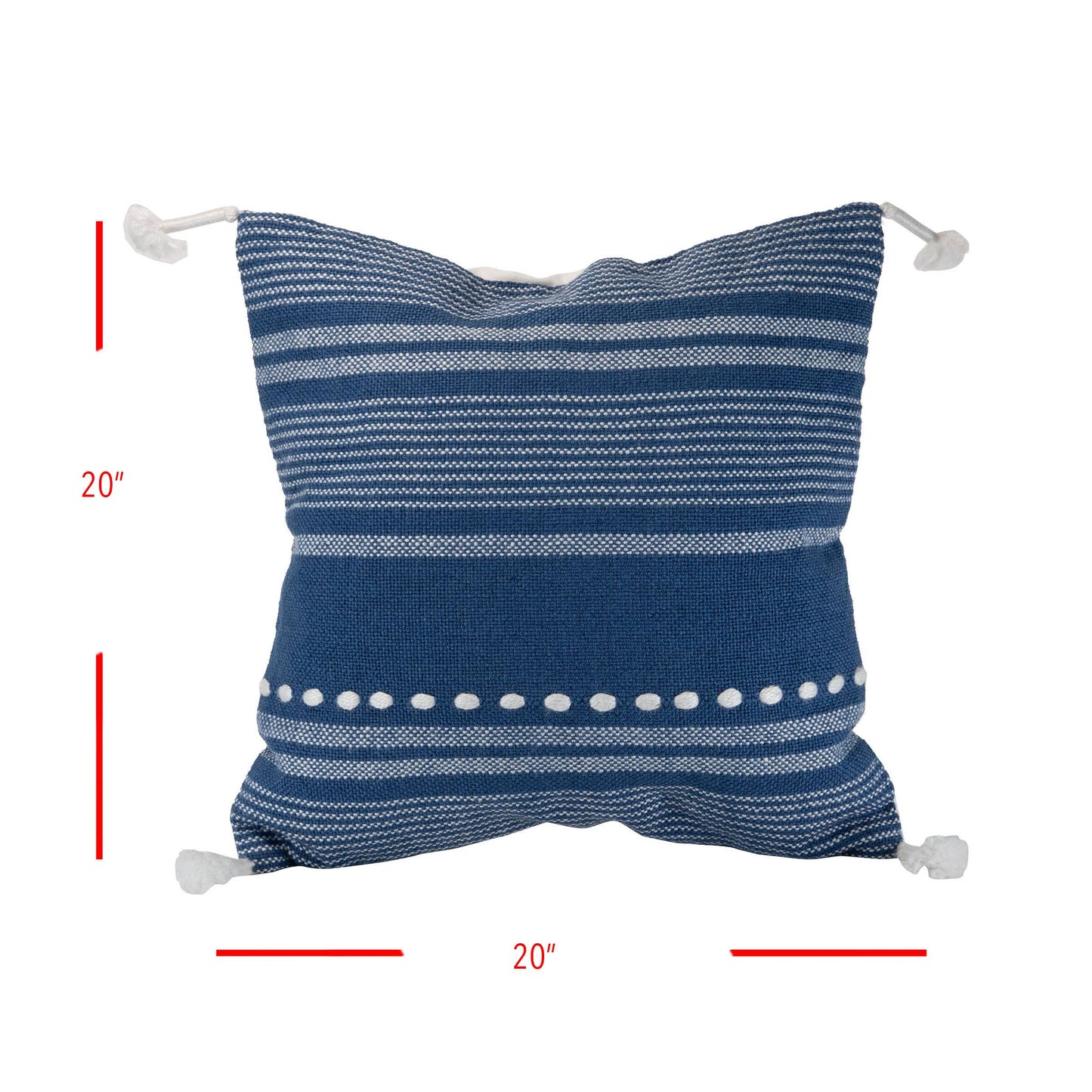20x20 Hand Woven Outdoor Mickey Pillow