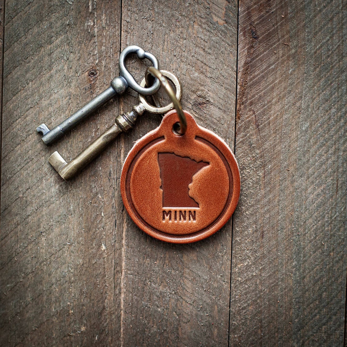 Leather Keychain