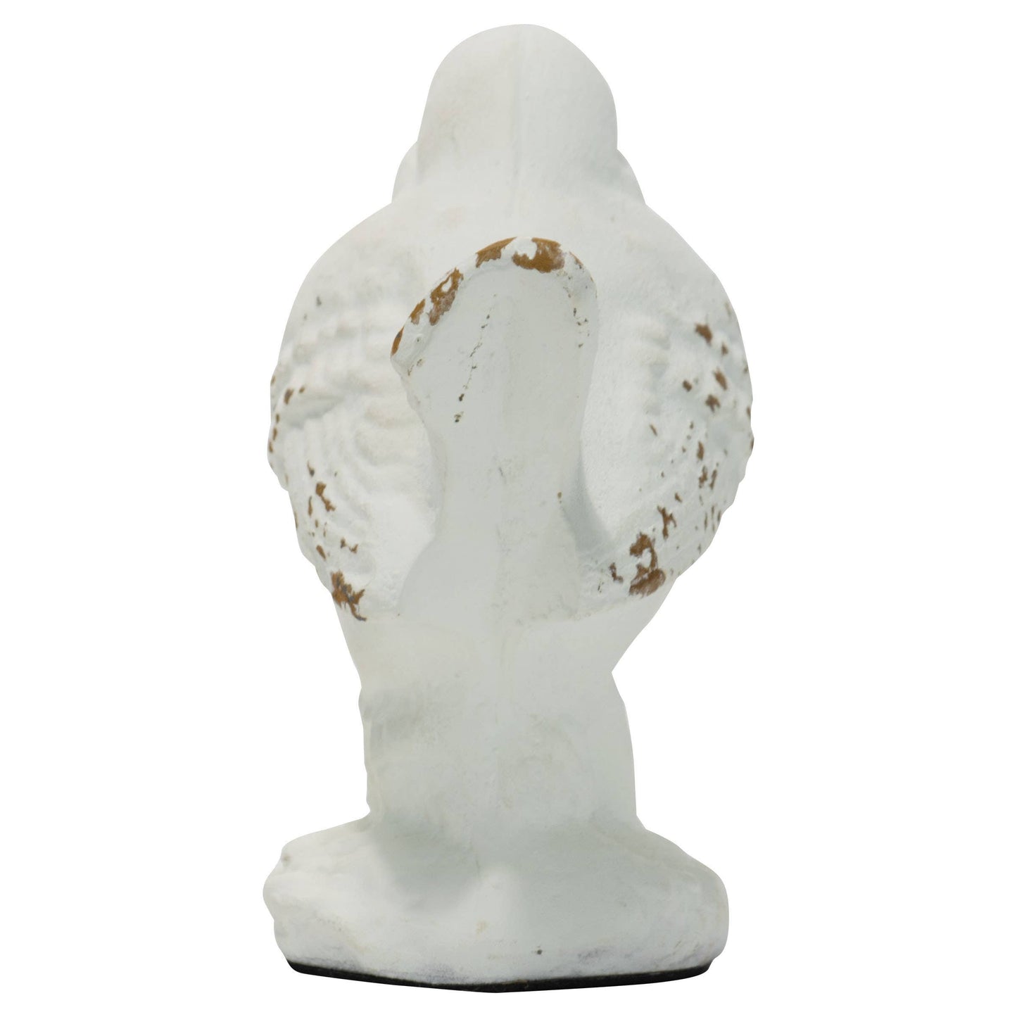 Flora White Vintage Antique Metal Bird Figurine