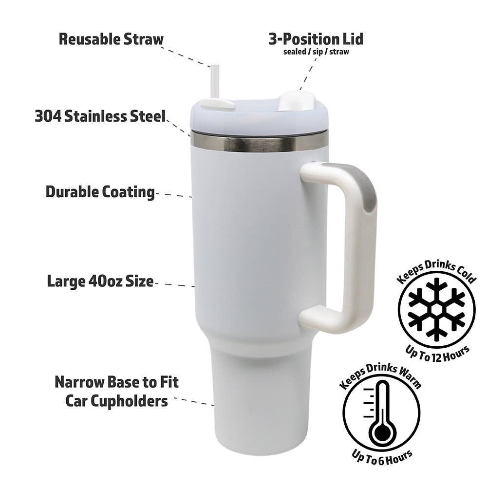 40 oz Oversized Insulated Tumblers