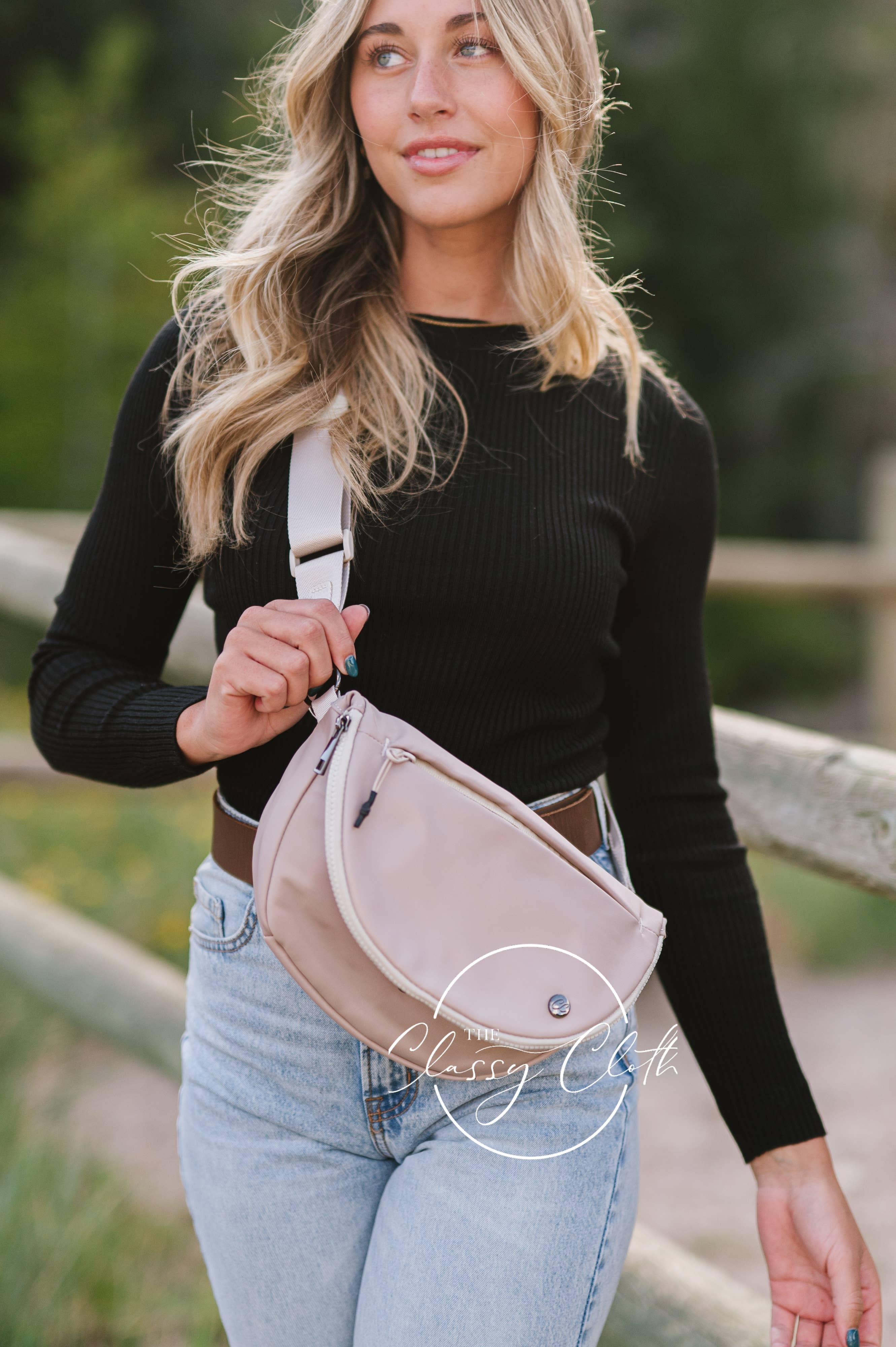 Margot Moon Belt Bag - Taupe RTS