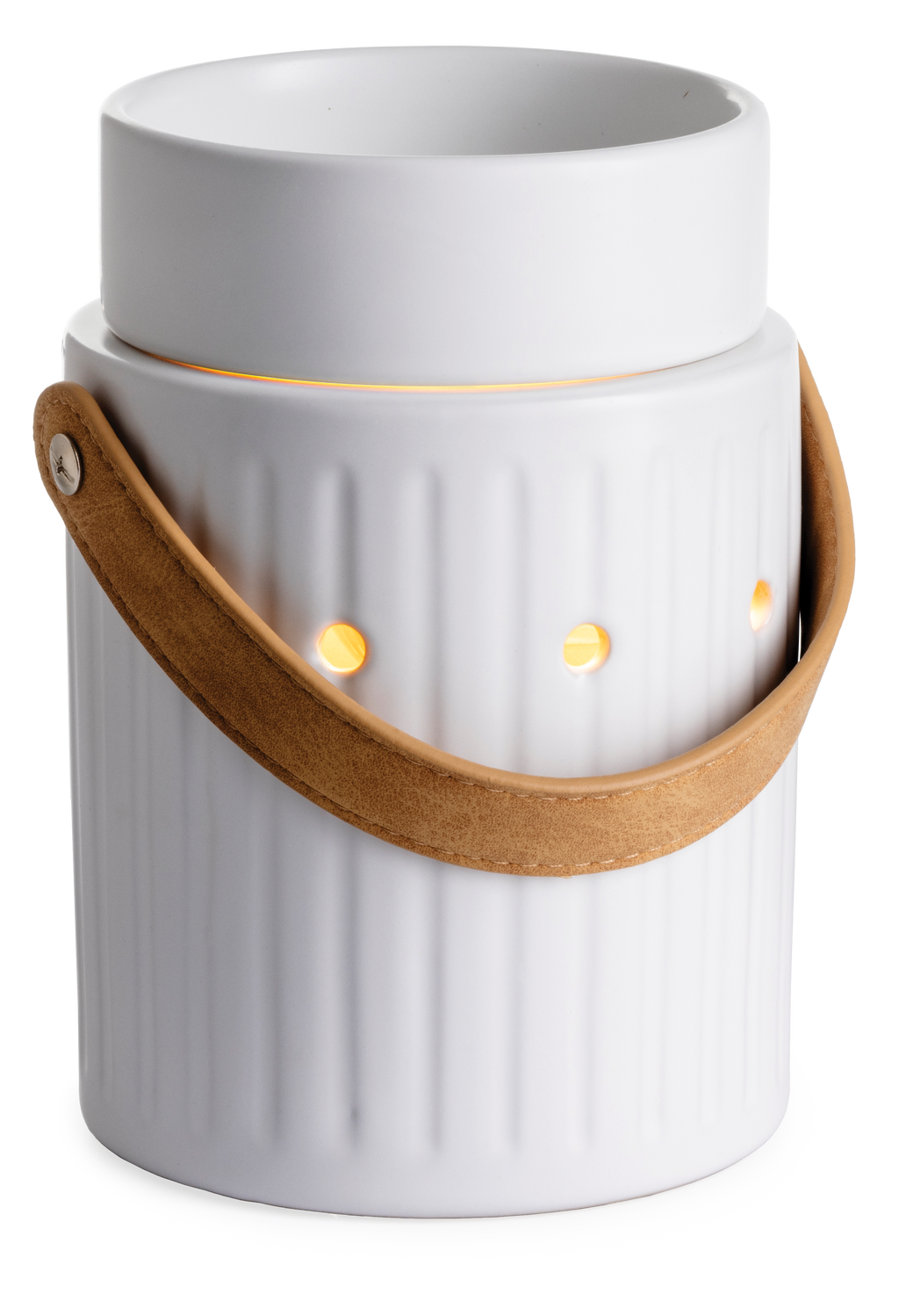 Leather Handle Illumination Fragrance Warmer