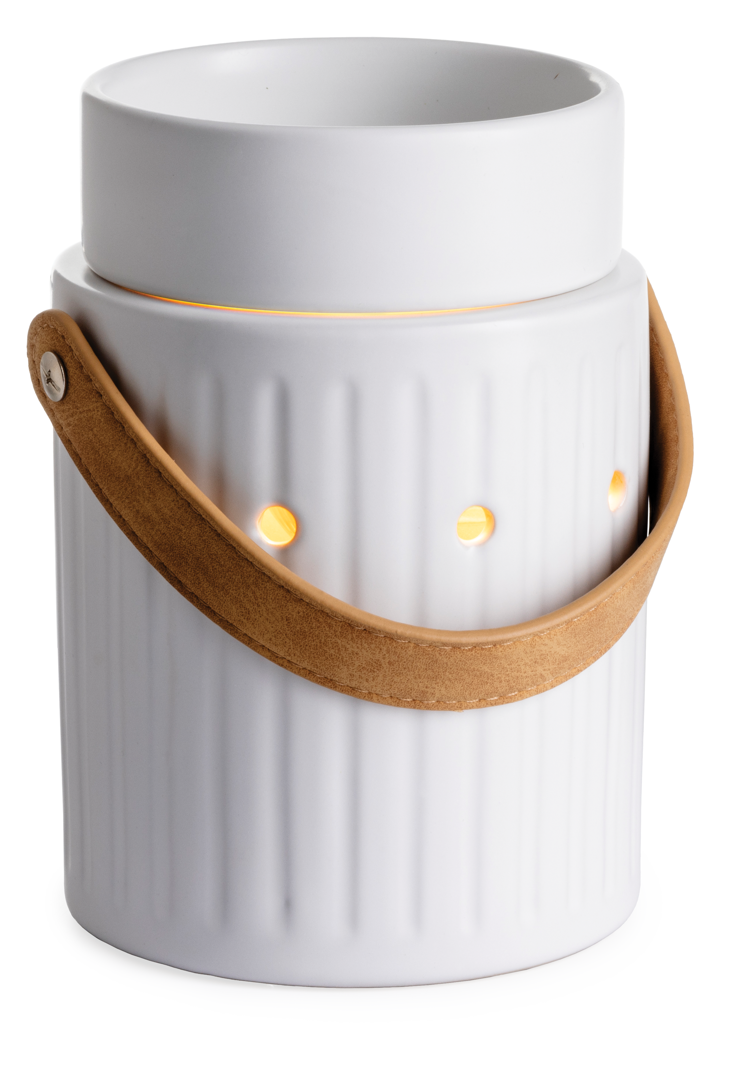 Leather Handle Illumination Fragrance Warmer