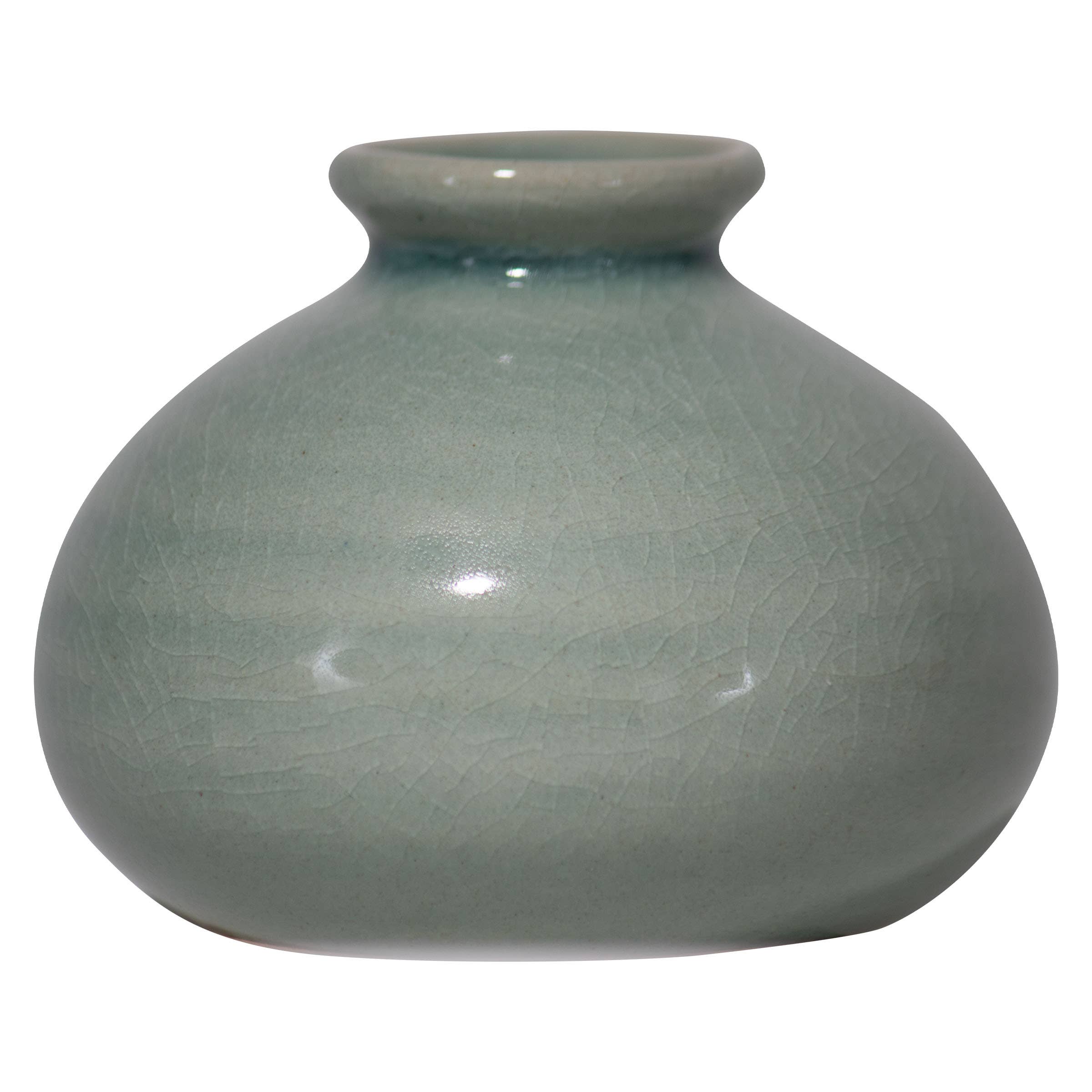Tegan Seafoam Ceramic Bud Vase