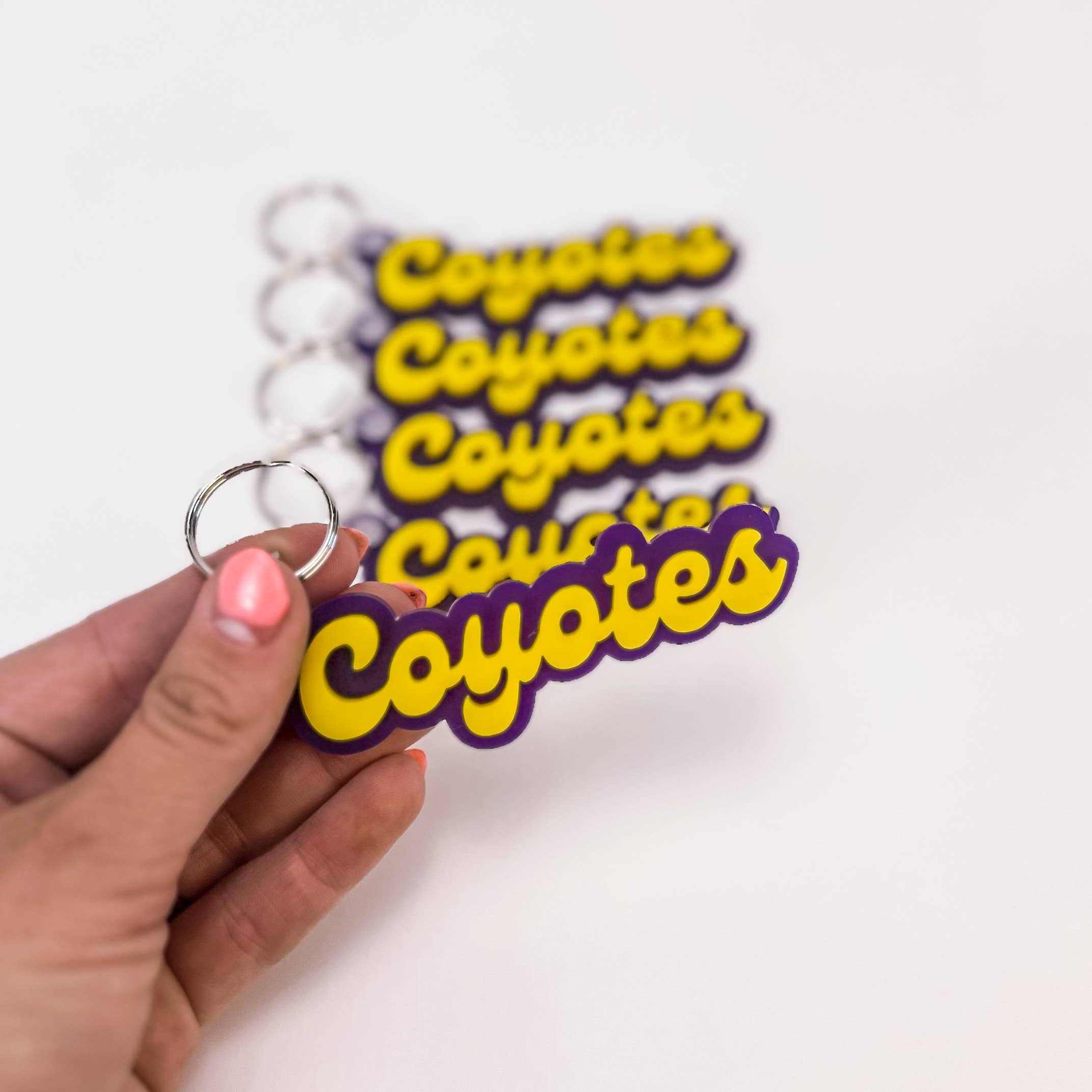 Tiger Spirit Acrylic Keychain