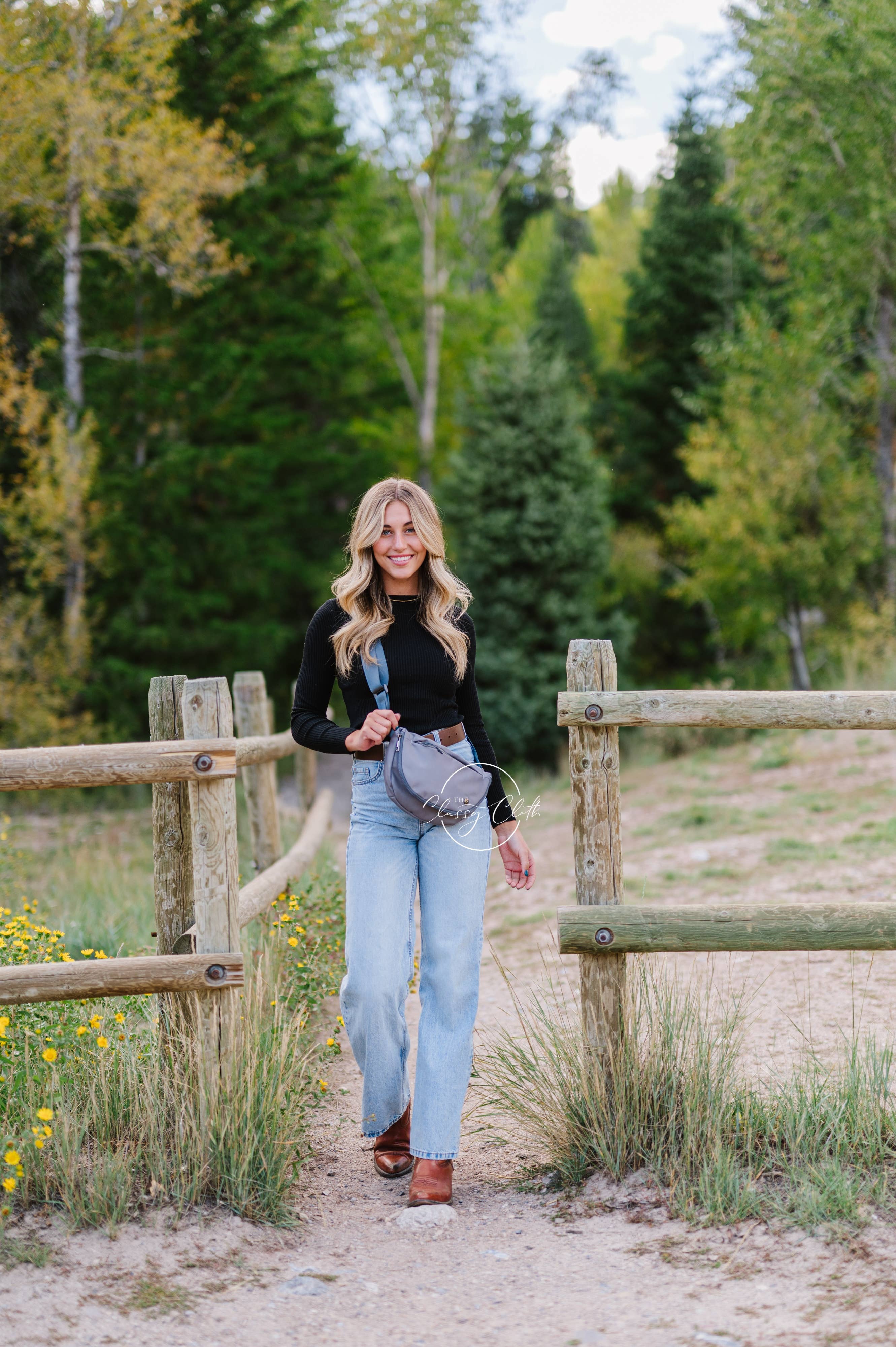 Margot Moon Belt Bag - Grey RTS