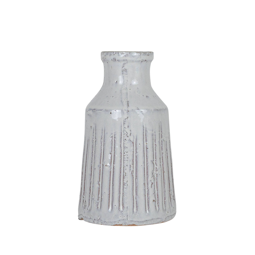 Jaylon Distressed Glaze Terracotta Vase