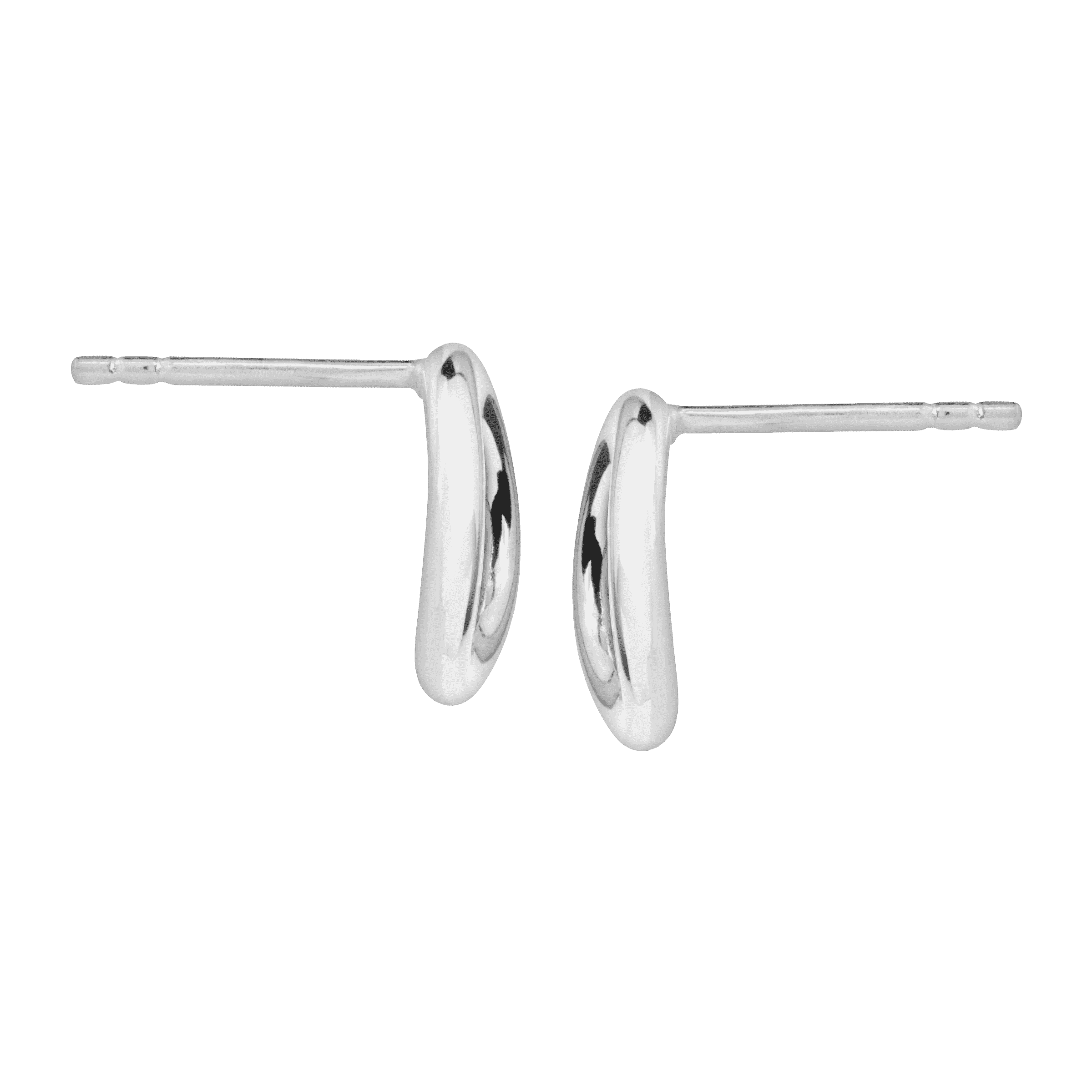 Silpada 'Karma' Open Circle Stud Earrings in Sterling Silver