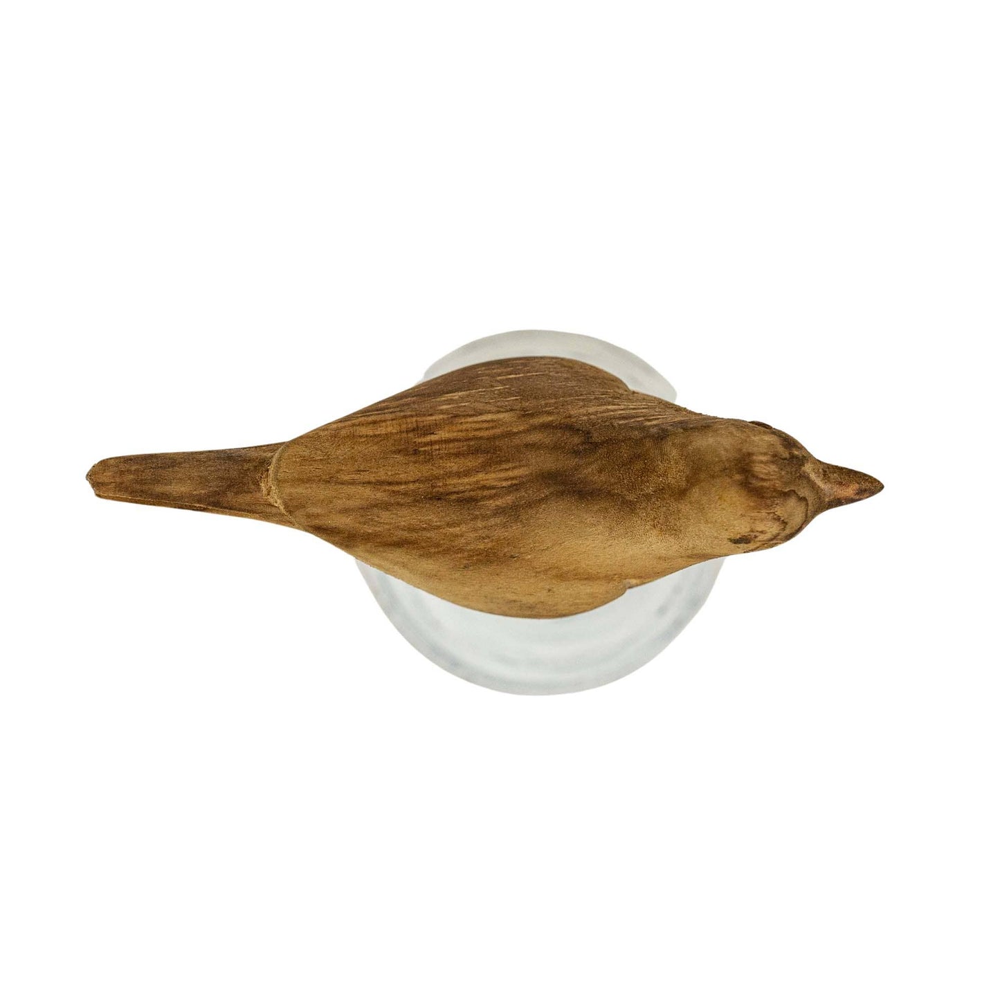 Mel Carved Bird on Perch Decorative Accent Wood & Metal