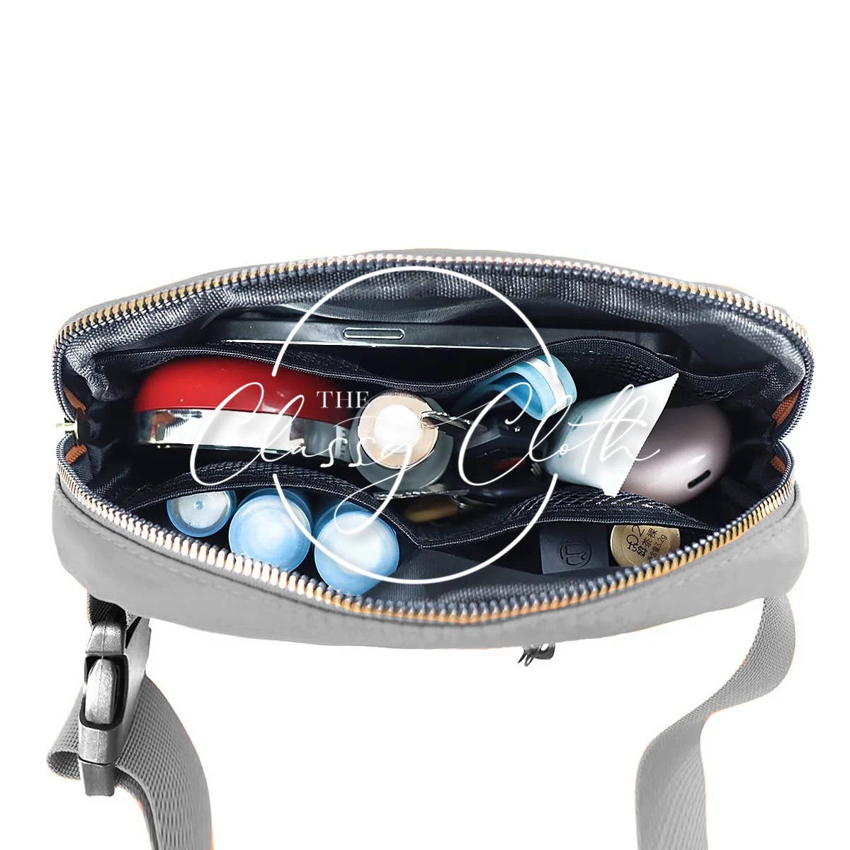 Nylon Belt Bag- Grey RTS