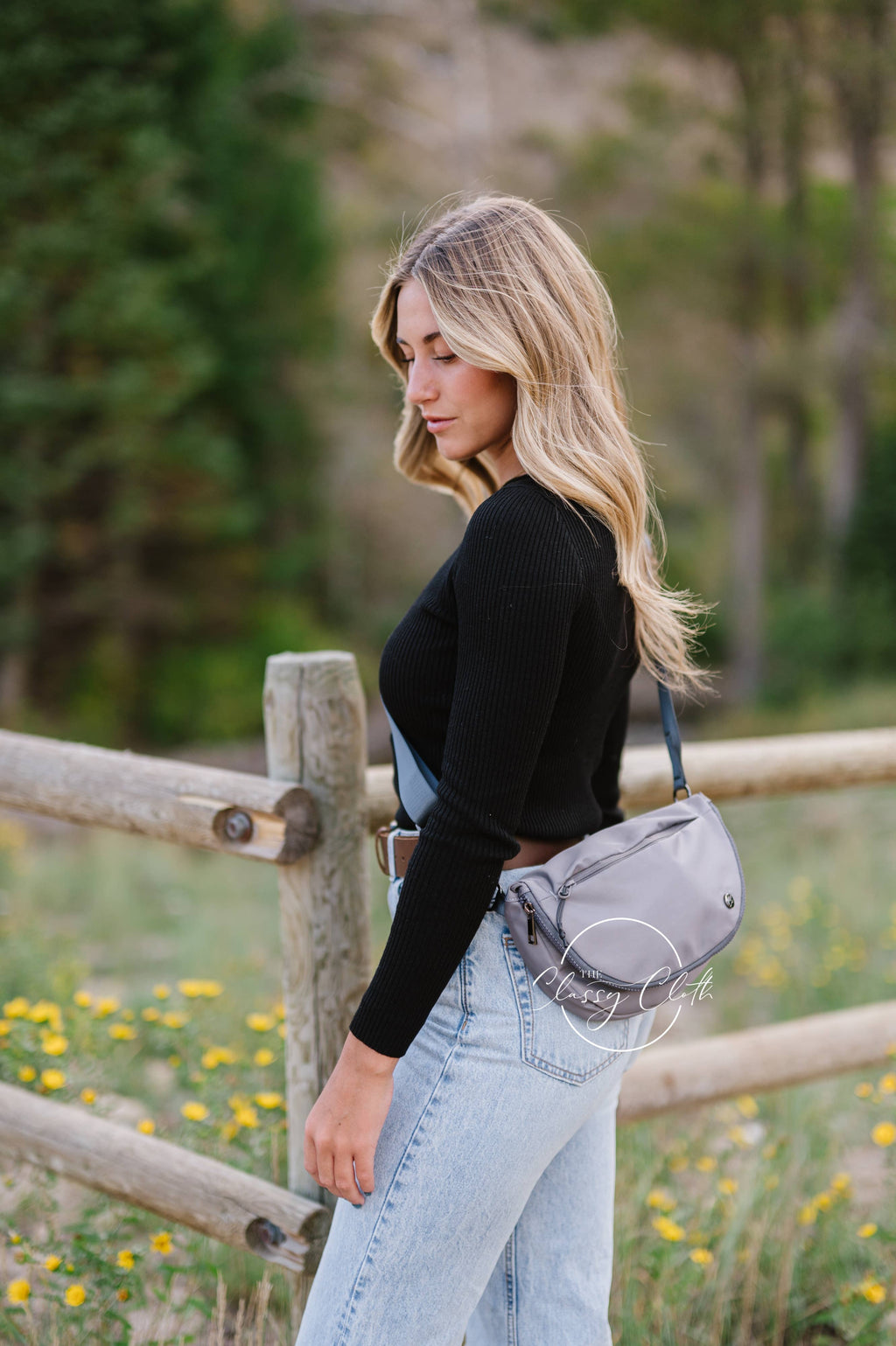 Margot Moon Belt Bag - Grey RTS