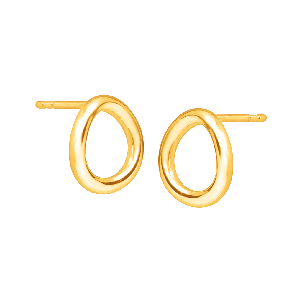 Silpada 'Karma' Open Circle Stud Earrings in Sterling Silver