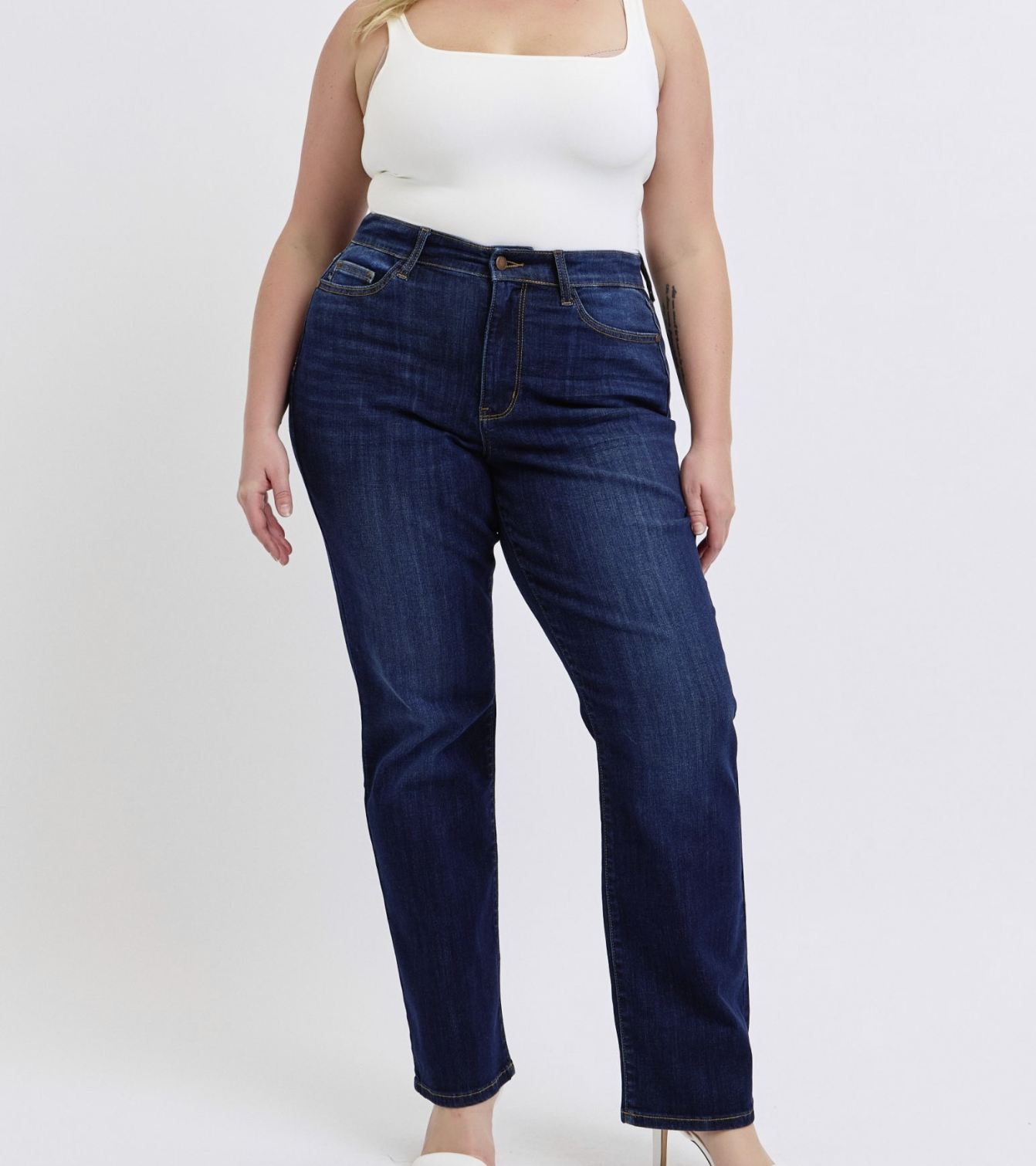 Judy Blue High Rise Straight Leg Jeans