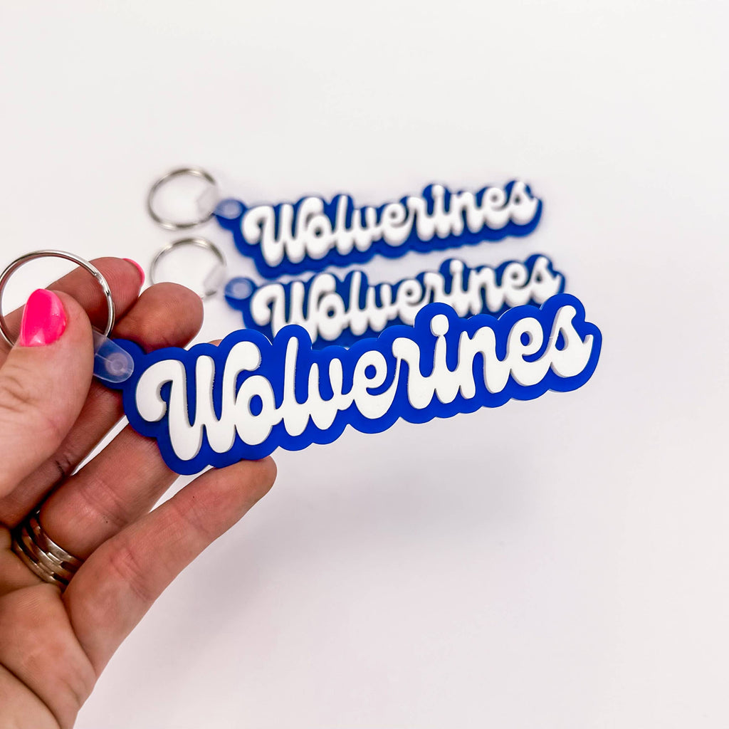 Tiger Spirit Acrylic Keychain