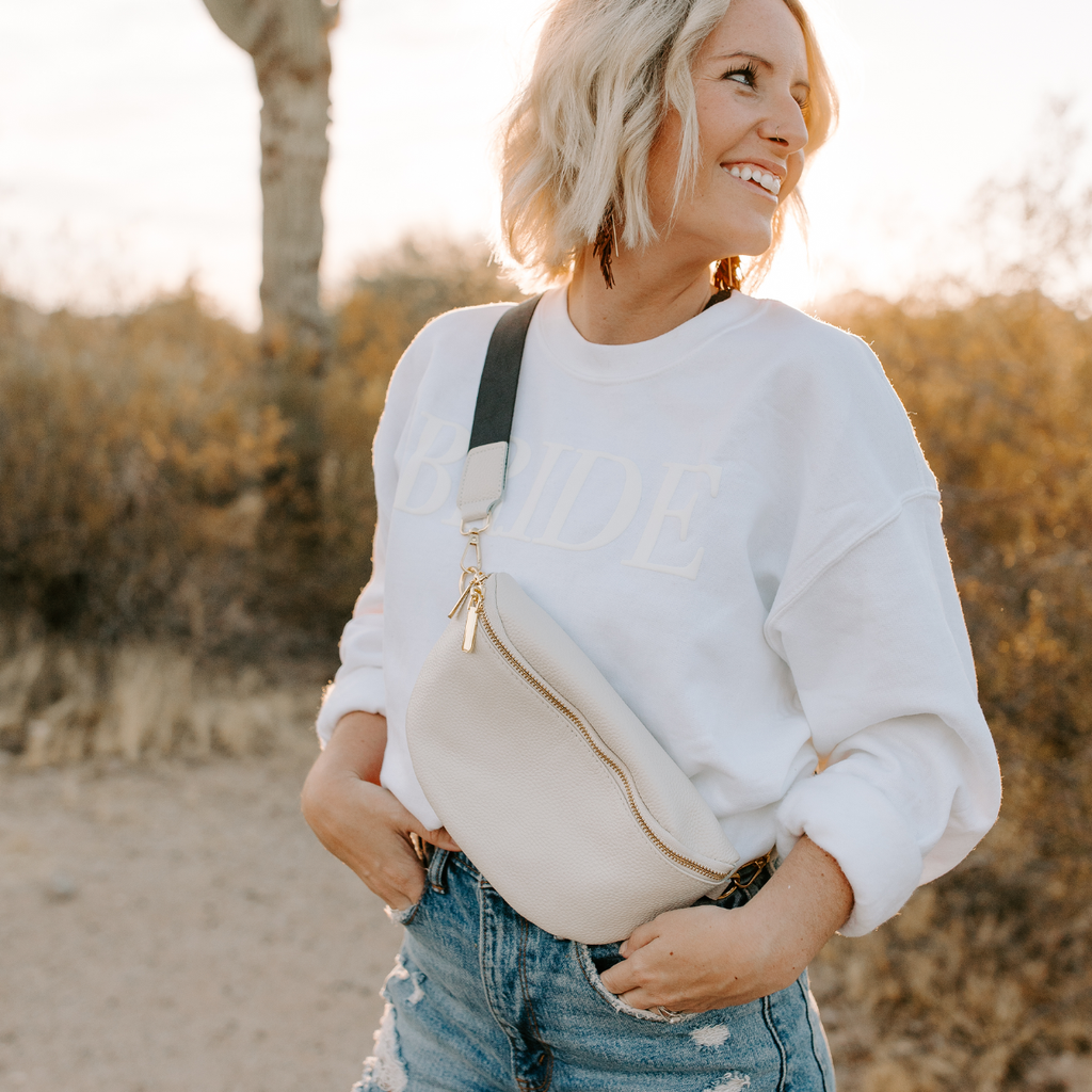 Leather Fanny Pack Crossbody Bags for Women