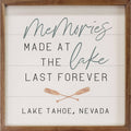 Personalized Memories Made At The Lake White
