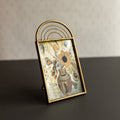 Faye 5x7 Photo Brass Arched Picture Frame Metal