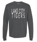 Lake City Tigers Block Adult Long Sleeve Tee