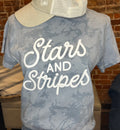 Stars and Stripes Adult Unisex Short Sleeve Tee