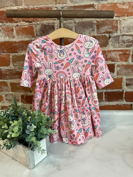 Mila & Rose Bunny Twirl Dress