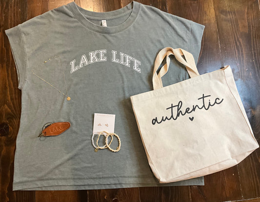 Lake Life Oversized Adult T-Shirt