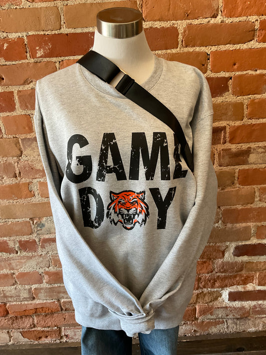 Tiger Game Day Adult & Youth Crewneck & Hoodie Sweatshirt