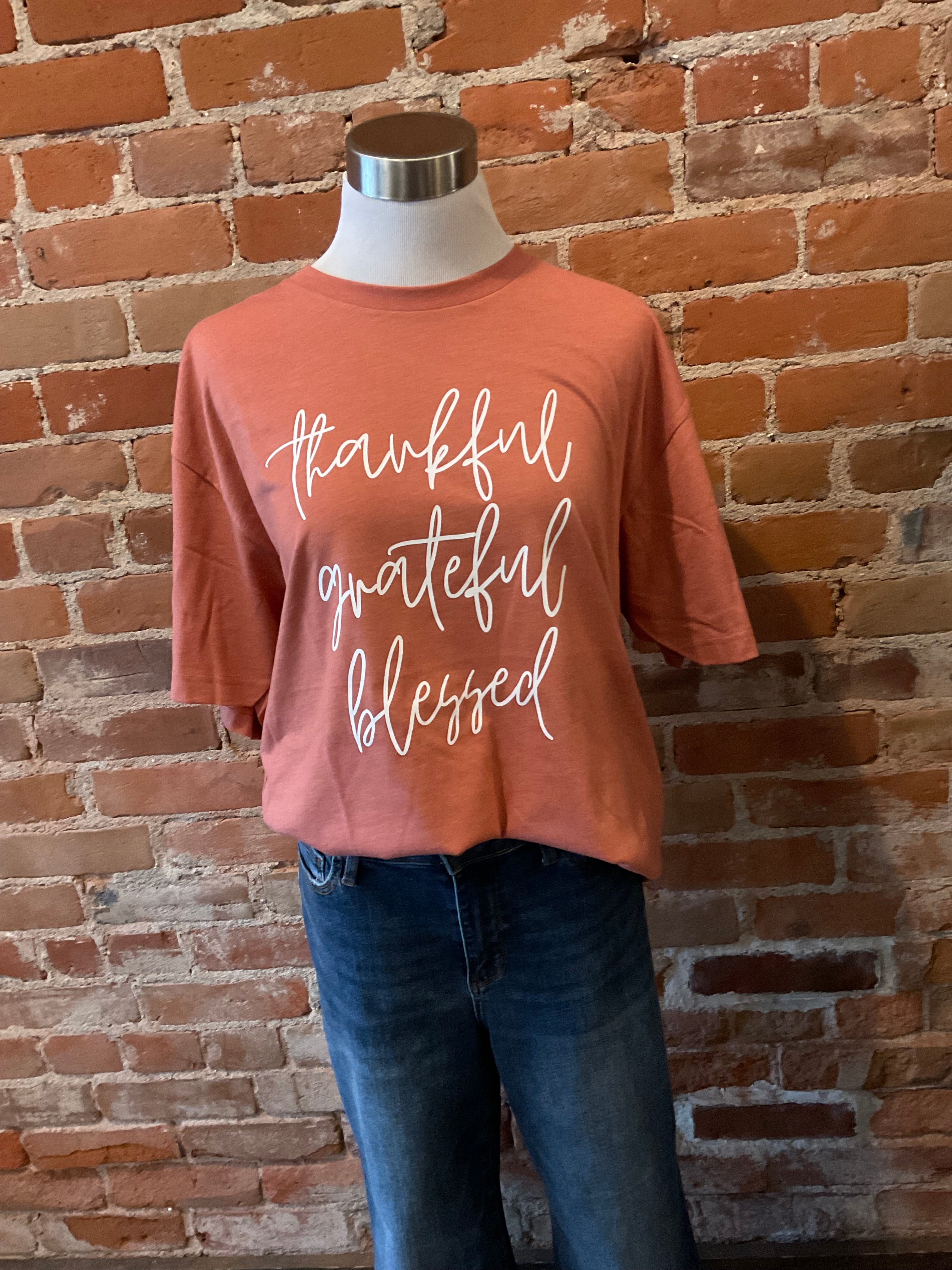 Thankful Grateful Blessed T-Shirt