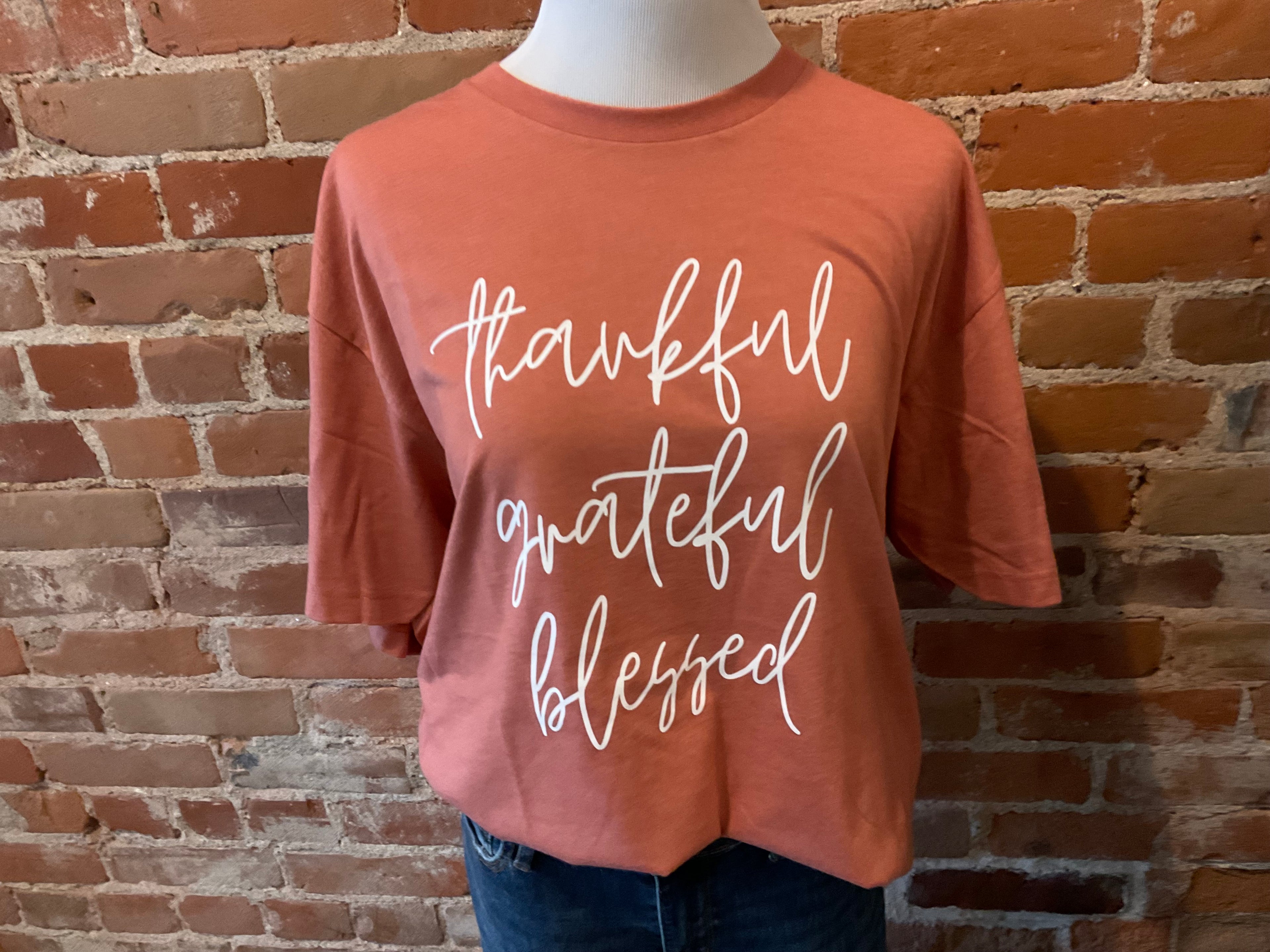 Thankful Grateful Blessed T-Shirt