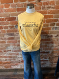 So Very Thankful Adult Long Sleeve Tee