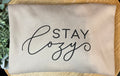Stay Cozy Adult Cropped Hooded Sweatshirt