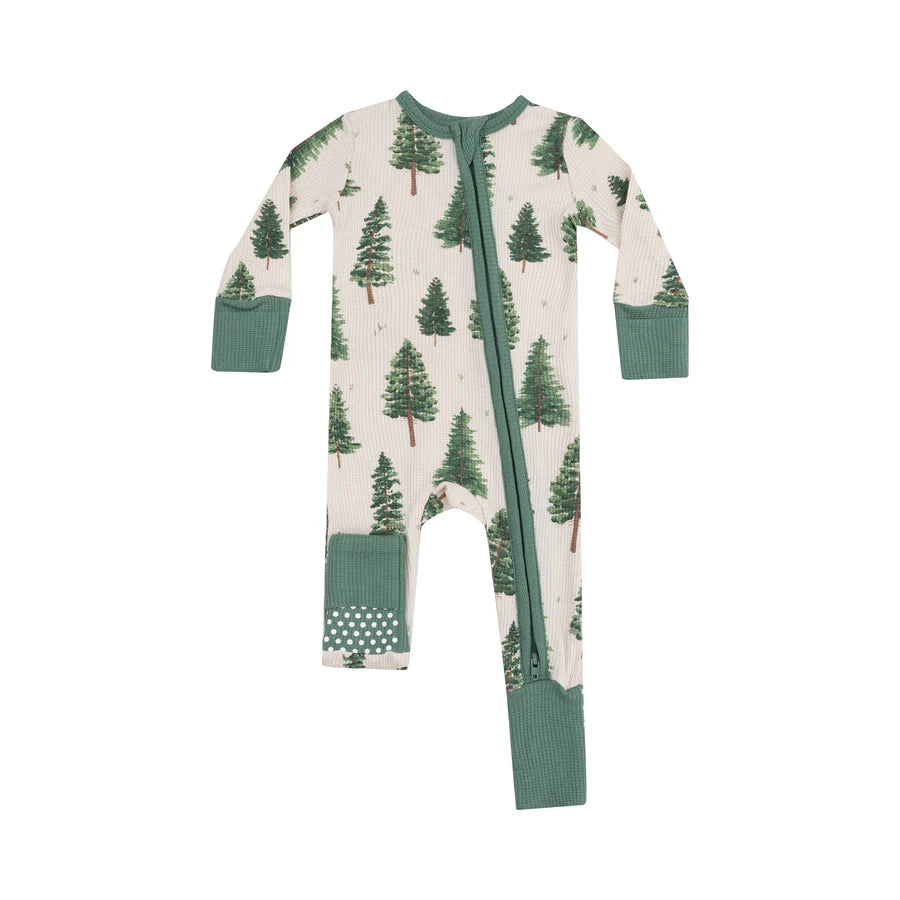 Christmas Tree Infant 2 Way Zipper Romper