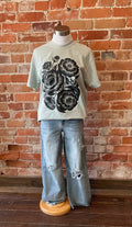 Floral Short Sleeve Adult Unisex Tee