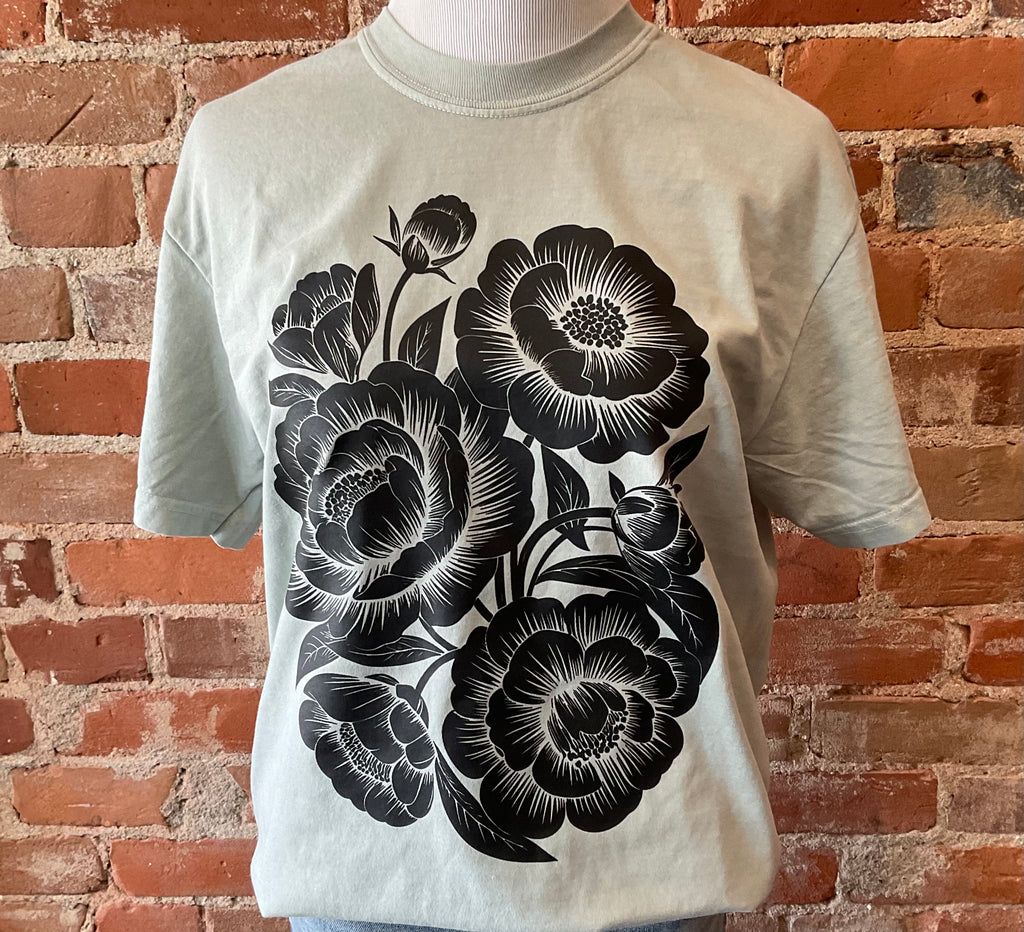 Floral Short Sleeve Adult Unisex Tee