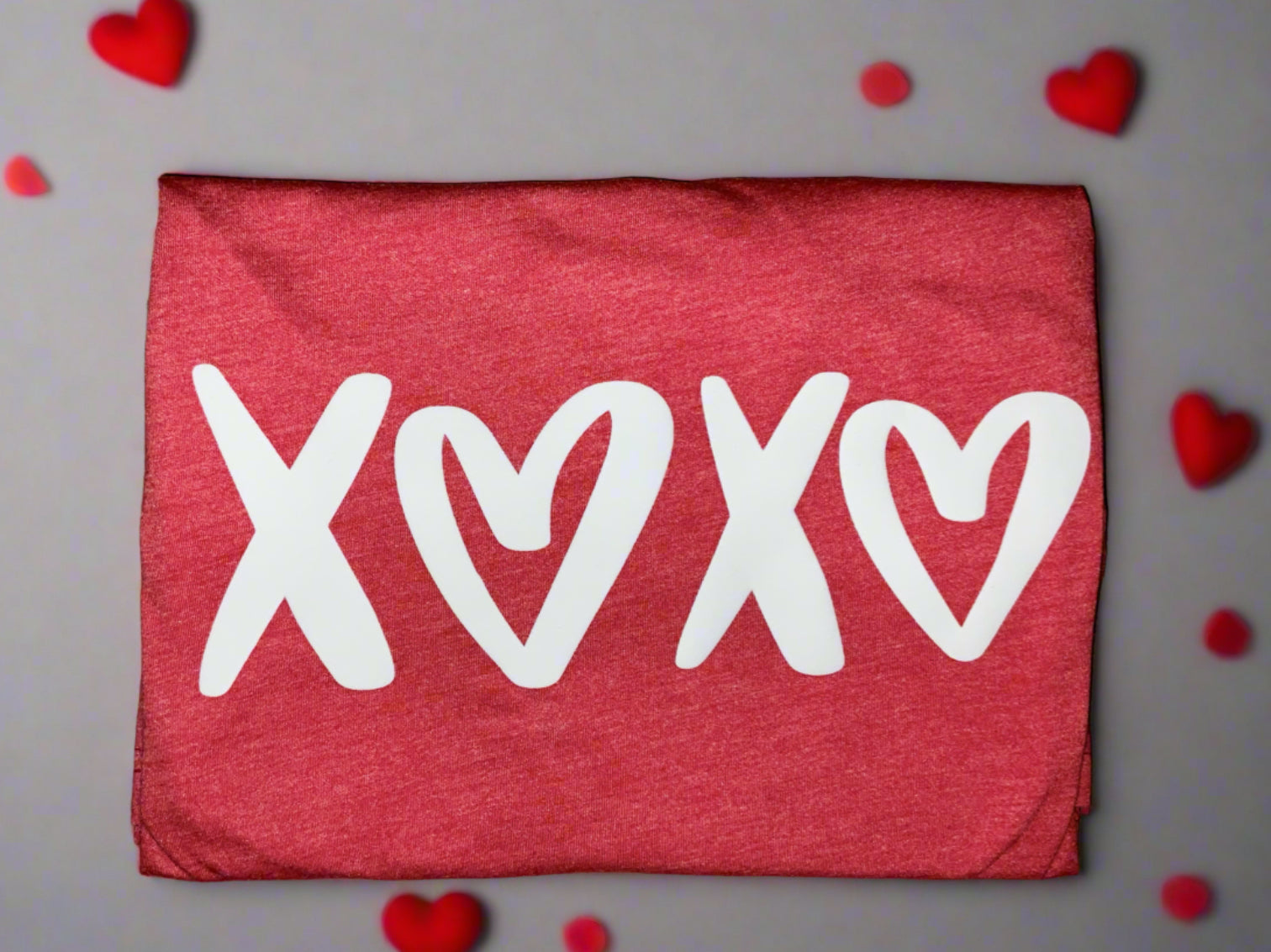 XOXO Heart Design Adult Short Sleeve Tee