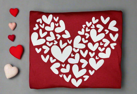 Scattered Hearts Short Sleeve Tee