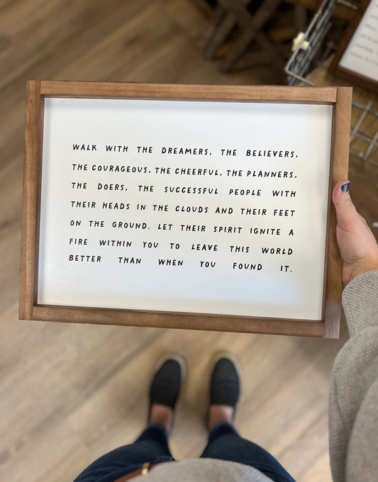 Walk With The Dreamers