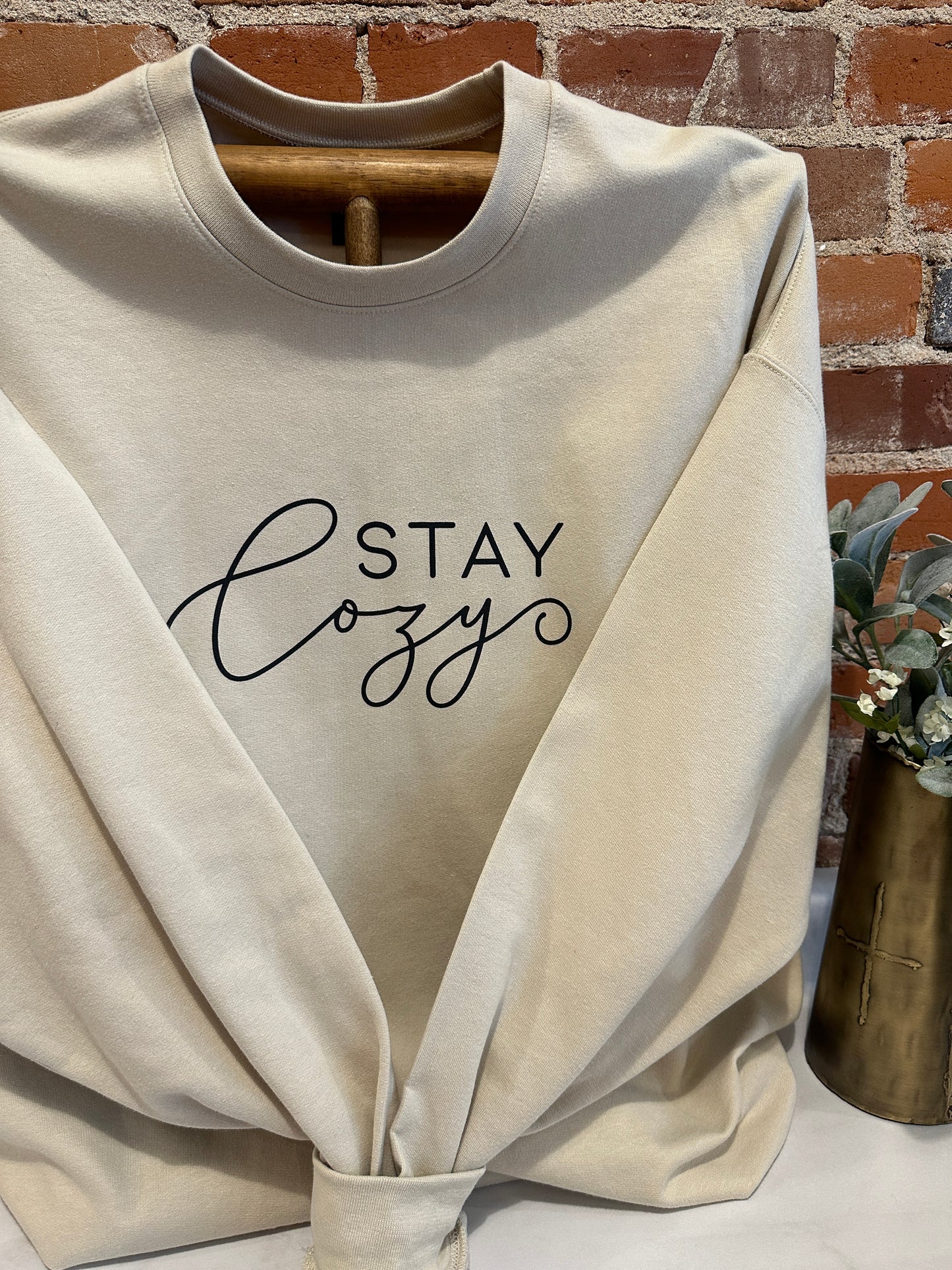 Stay Cozy Adult Crewneck Sweatshirt