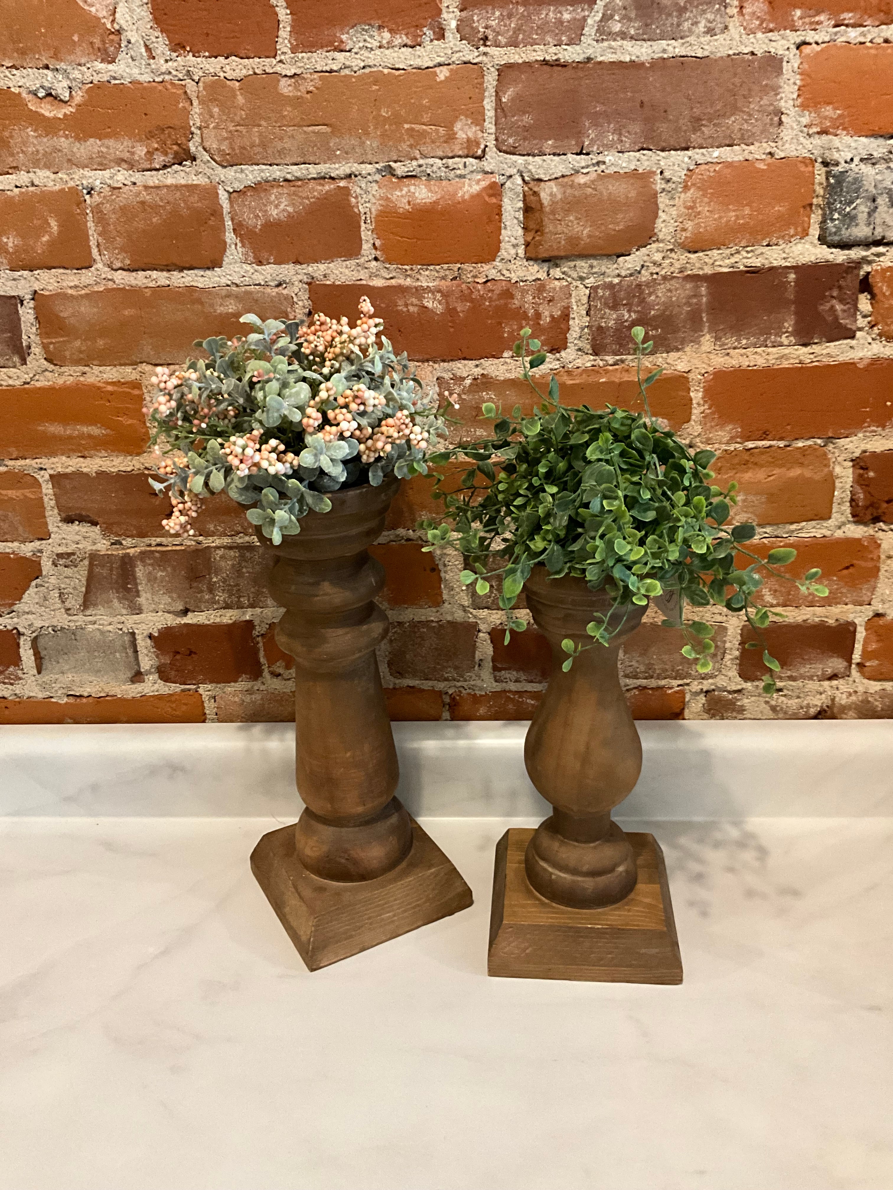 Wooden Candle Holder