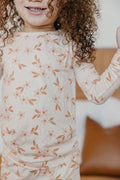Long-sleeve Copper Pearl Pajama Set