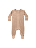 Quincy Mae Blush Velour Footie