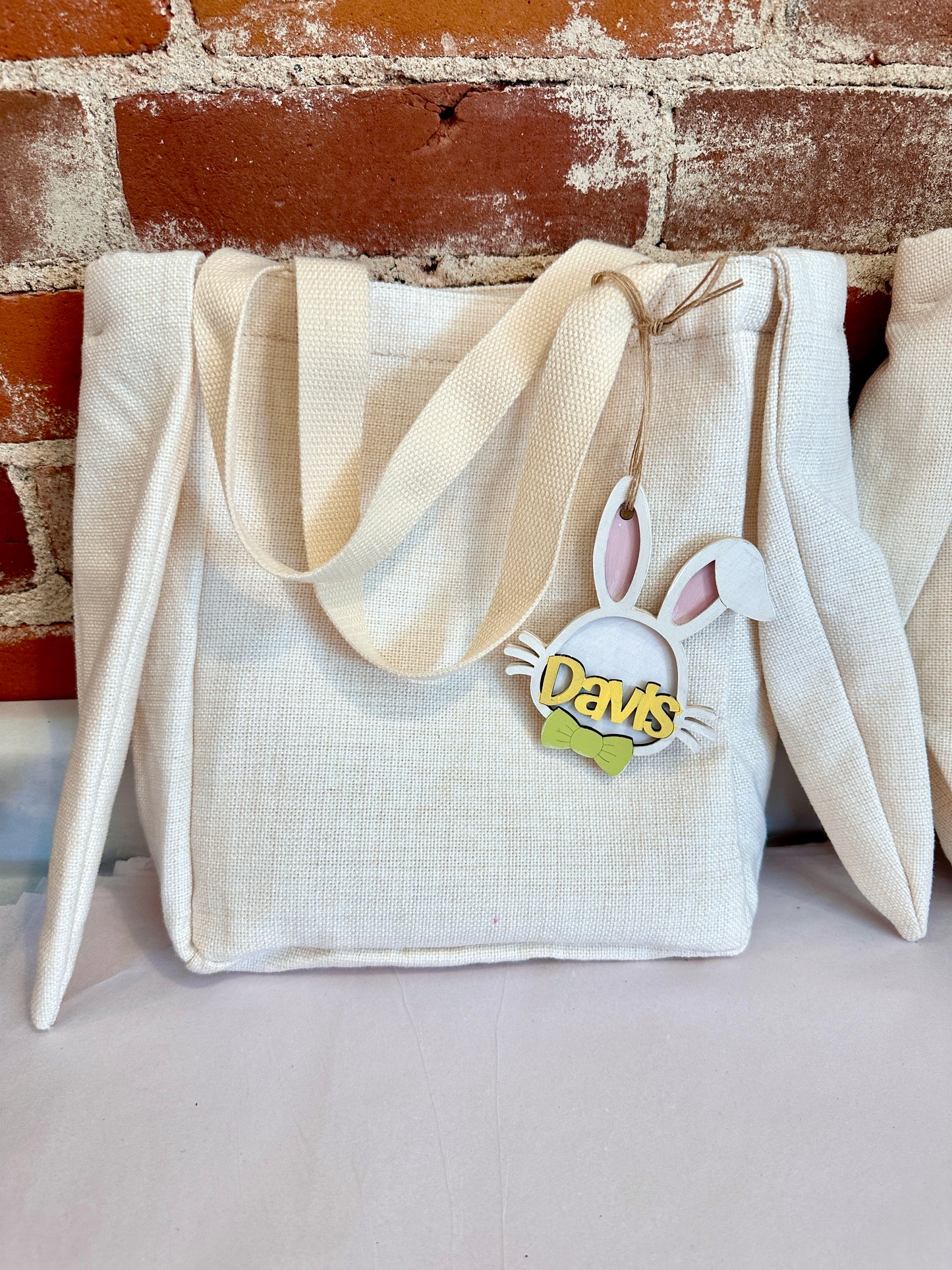Personalized Bunny Name Tag